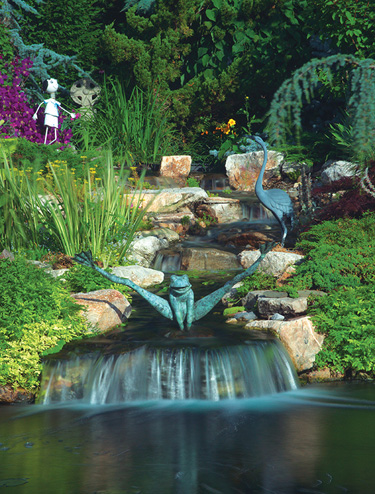 Water Garden Design Whimsy