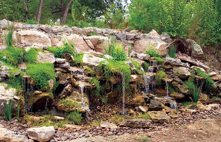 Irregular Water Feature Disappearing Water Features Create a Visual Wow Factor - POND Trade ...