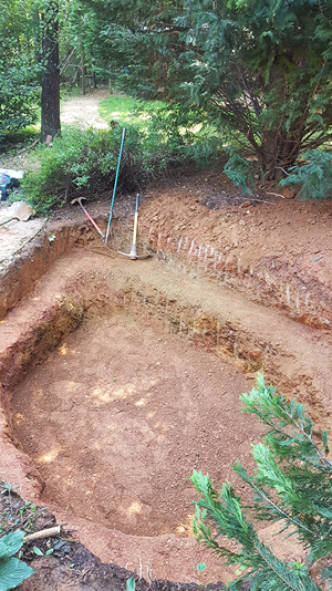 pond excavation