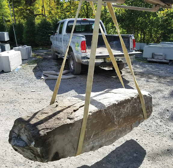 vertical support boulder