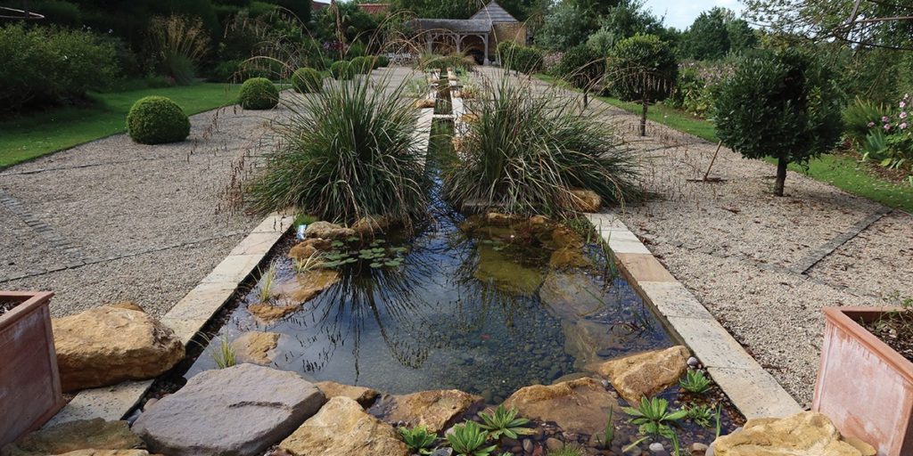Ecosystem Pond with natural filtration