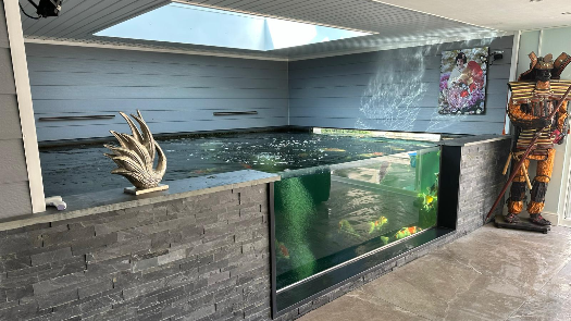 12,000 gallon indoor pond