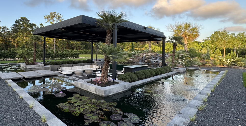 360-Degree Koi Pond