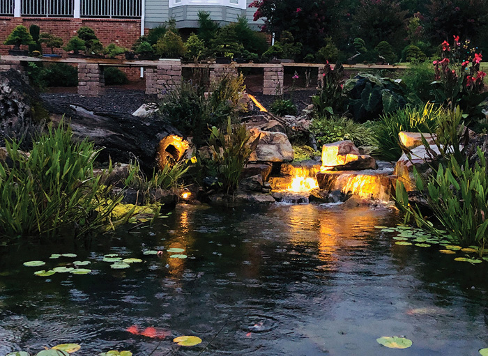 submersible pond lighting system